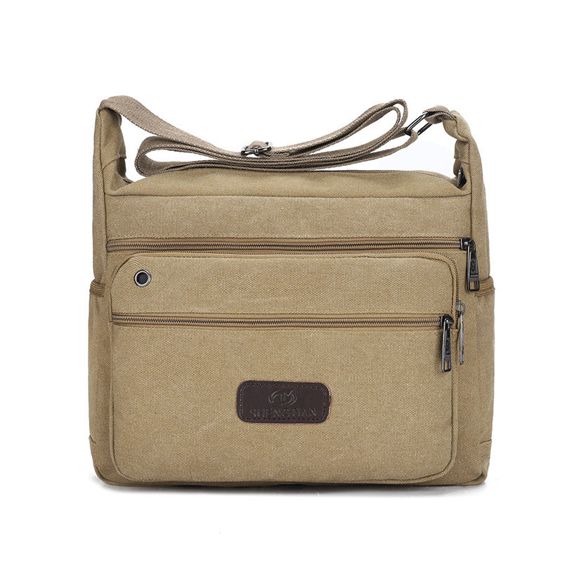 Versatile Canvas Messenger Bag