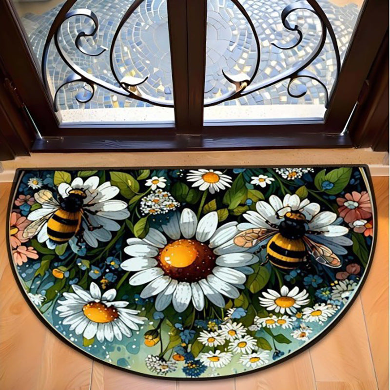 Sunflower-Themed Decorative Door Mat Stornfield