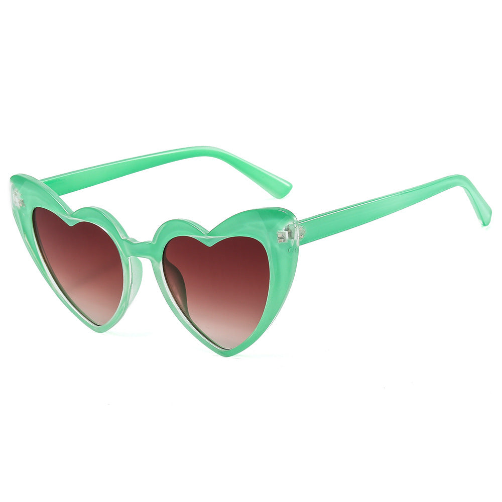 Women's fashionable heart sunglasses with UV protection Stornfield