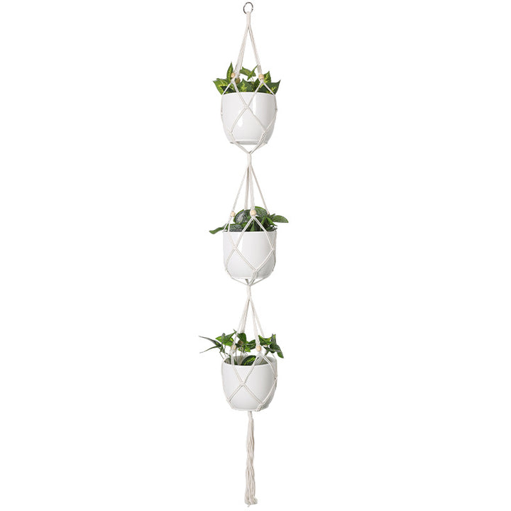Plant-hanging macrame shelf Stornfield