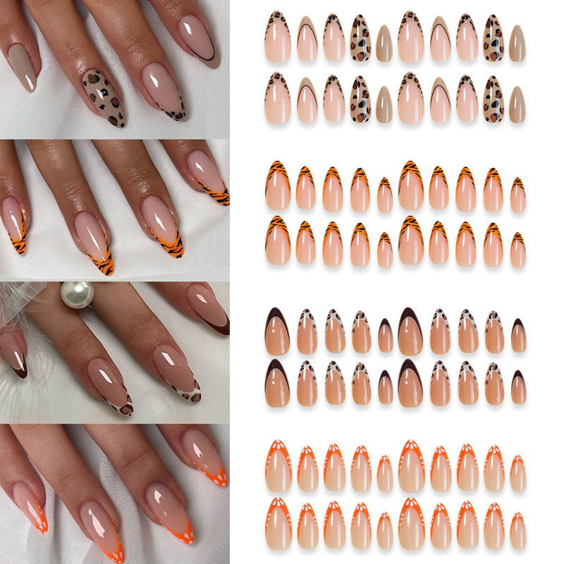 Decorative Stiletto Press-On Nail Set Stornfield
