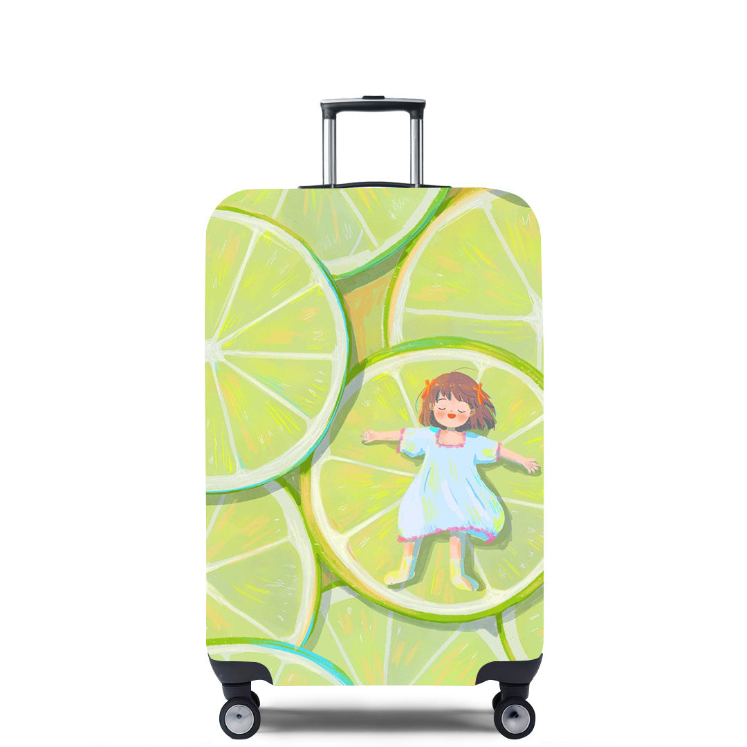 Women's Hard Shell Suitcase with Unique Illustrative Design Stornfield