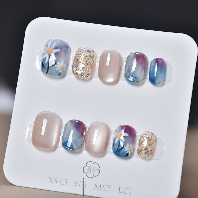 3D Embellished Press-On Nail Art Set Stornfield