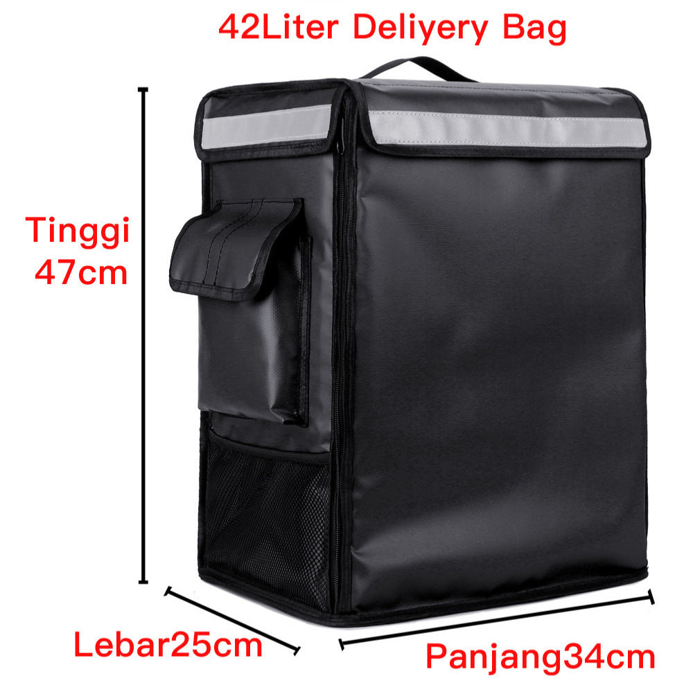 Unisex Insulated Food Transport Box with Side Storage Compartment Stornfield