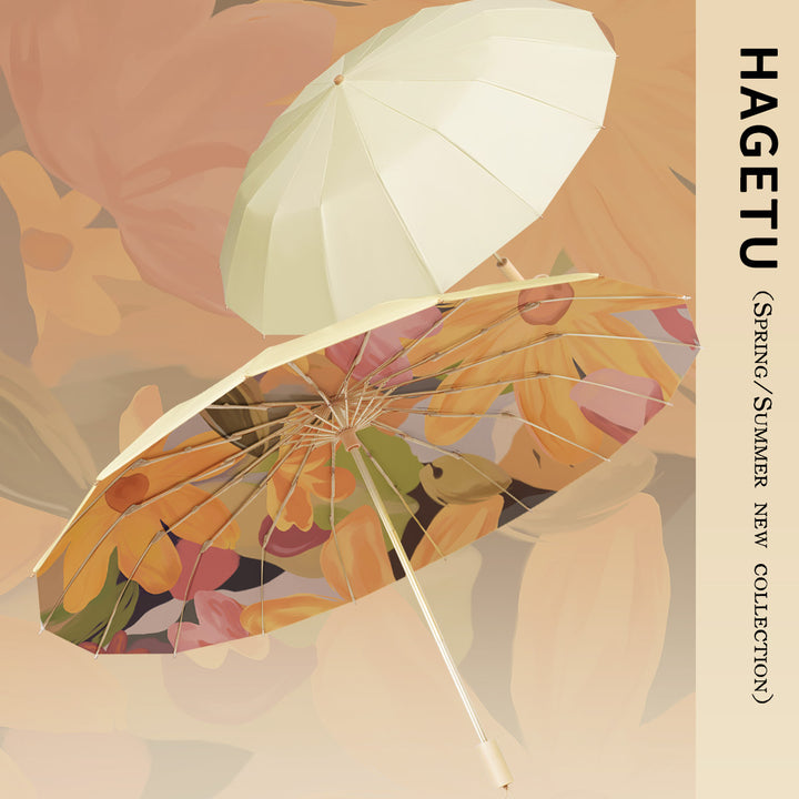 Ladies elegant umbrella with floral patterns Stornfield