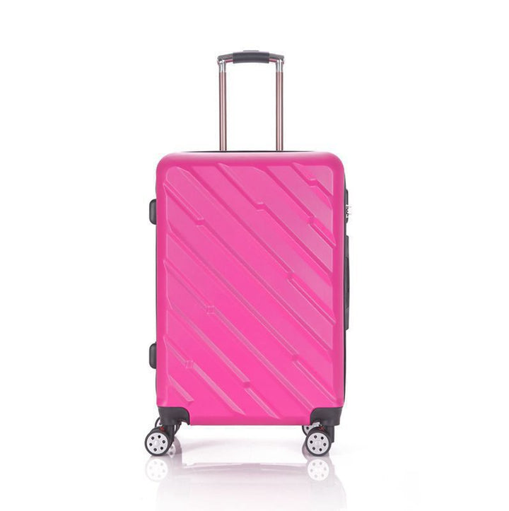 Unisex Durable Textured Hard Shell Rolling Suitcase Stornfield