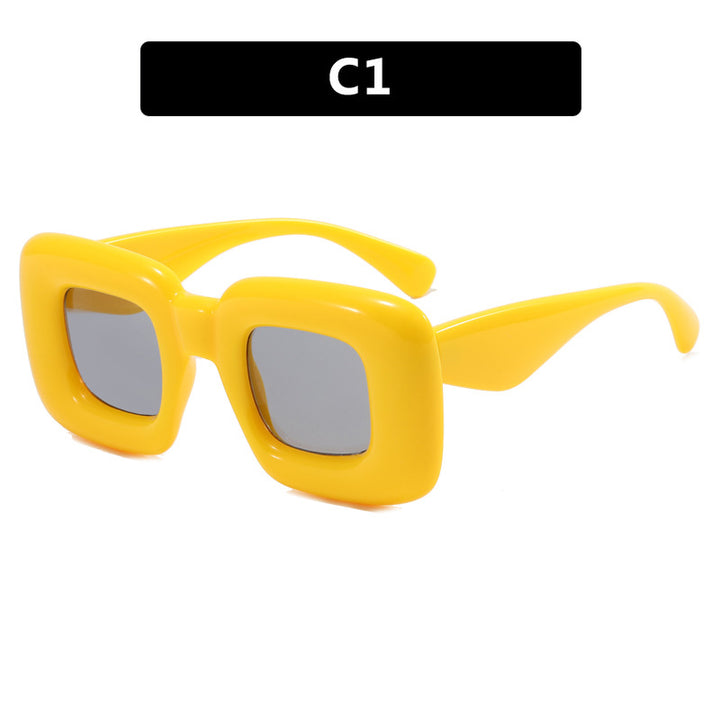 Women rectangular sunglasses with wide frame and protective UV filter Stornfield