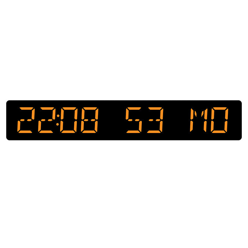 Digital wall clock with large LED display Stornfield