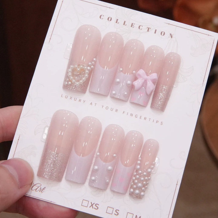 Luxury Decorative Press-On Nail Art