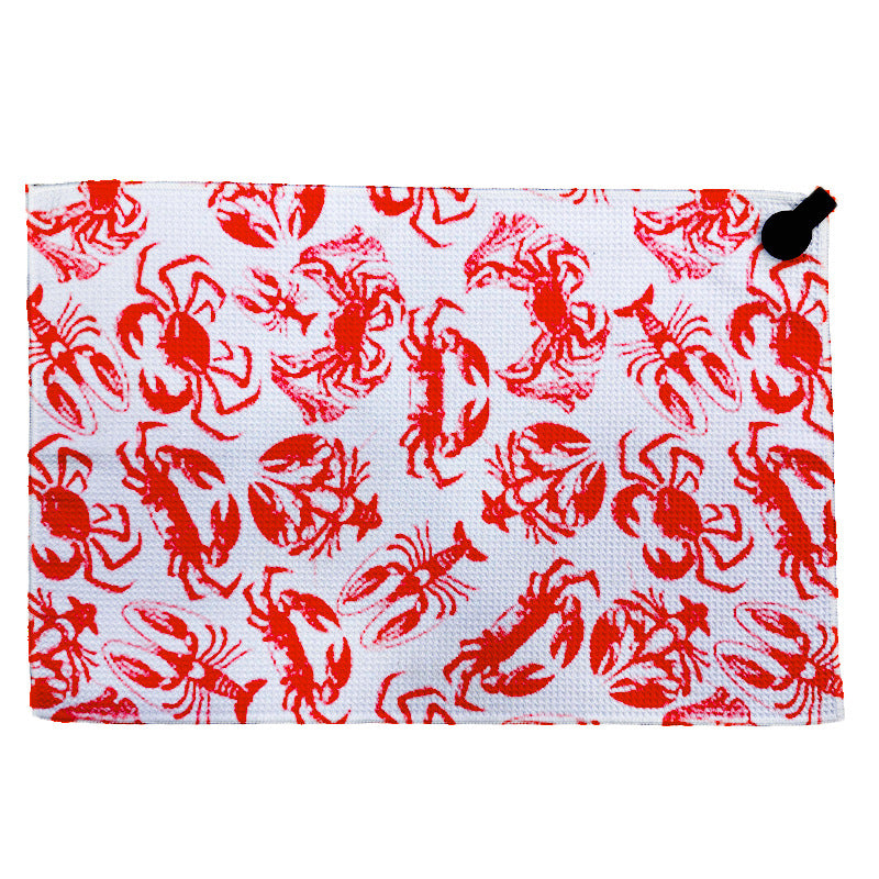 Towel with modern circular pattern Stornfield