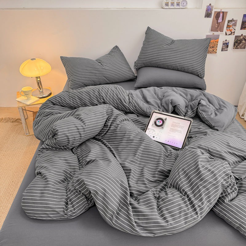 Striped Ultra Soft Duvet Set