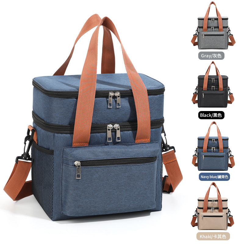 Multi-Compartment Insulated Food Storage Tote Stornfield