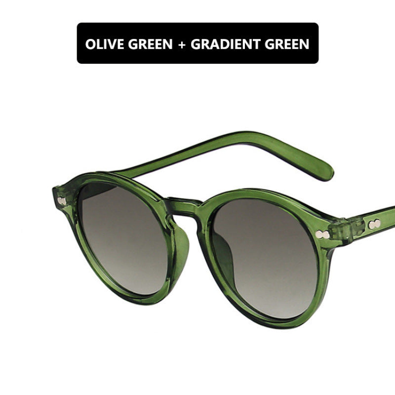 Women's fashionable round sunglasses Stornfield
