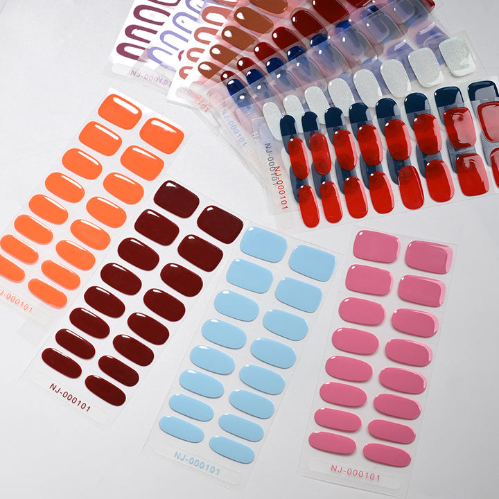 High-Gloss Gel Nail Wraps