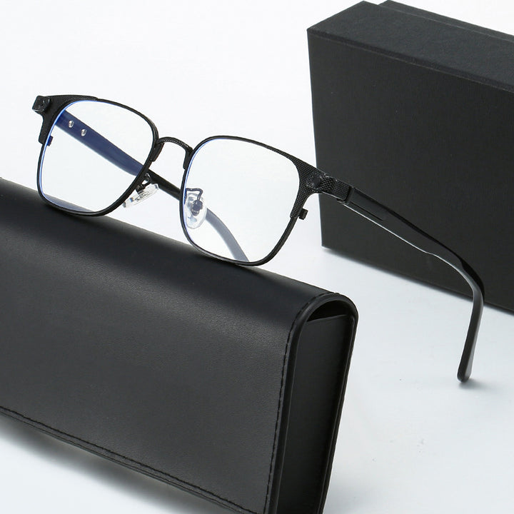 Women's fashionable corrective glasses with filigree metal frame Stornfield