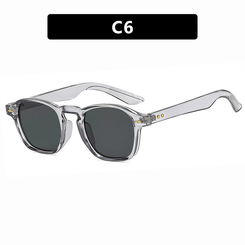 Ladies fashionable rectangular glasses with transparent frame Stornfield