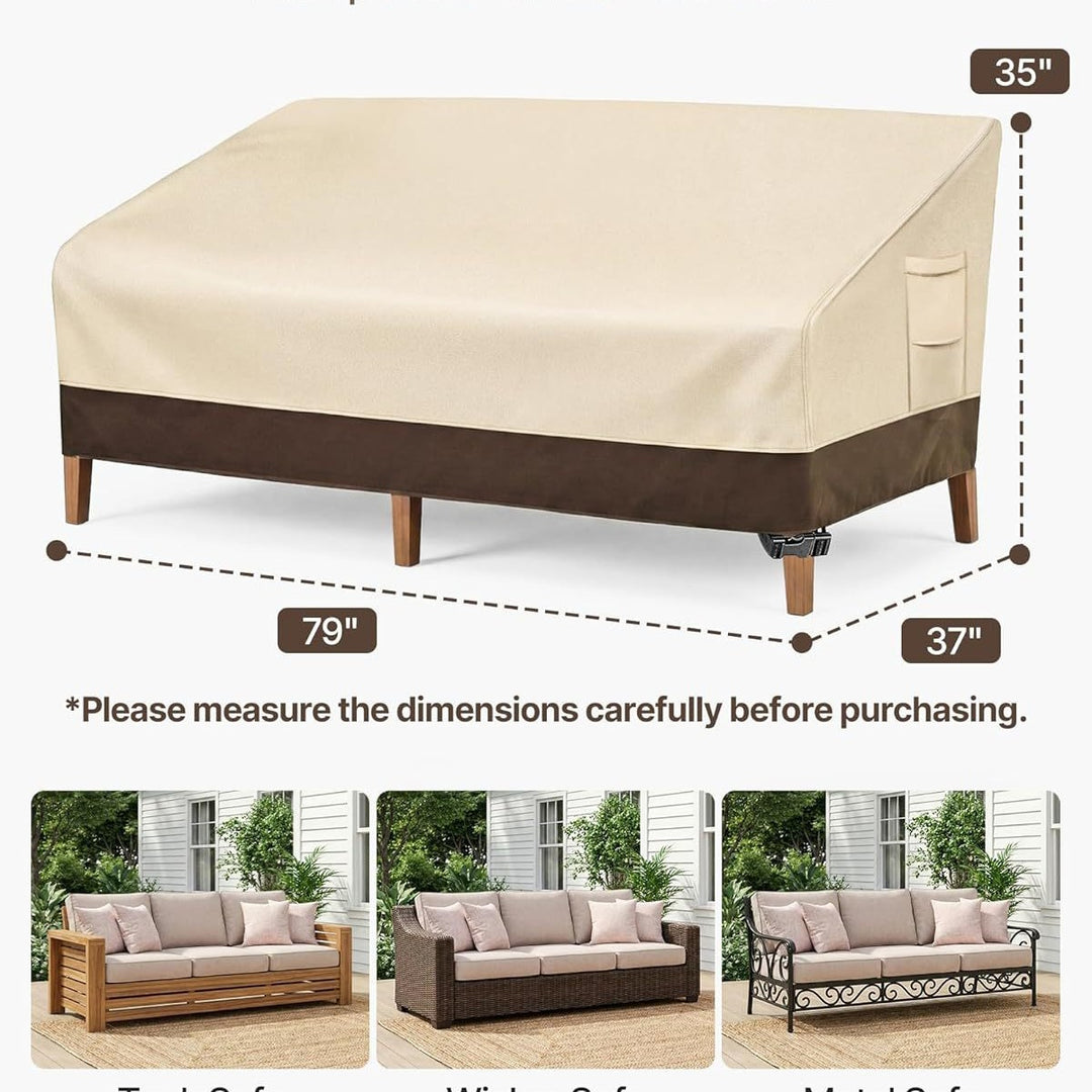 Cover for garden sofas with water-repellent material Stornfield
