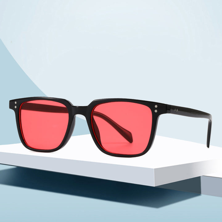 Ladies fashionable square sunglasses with unique lenses Stornfield
