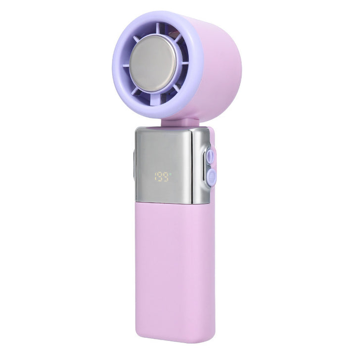 Women's portable hand fan with intelligent digital display Stornfield