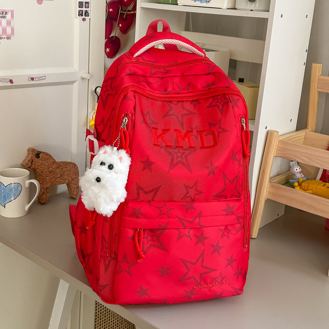 Star-Patterned School Backpack Stornfield