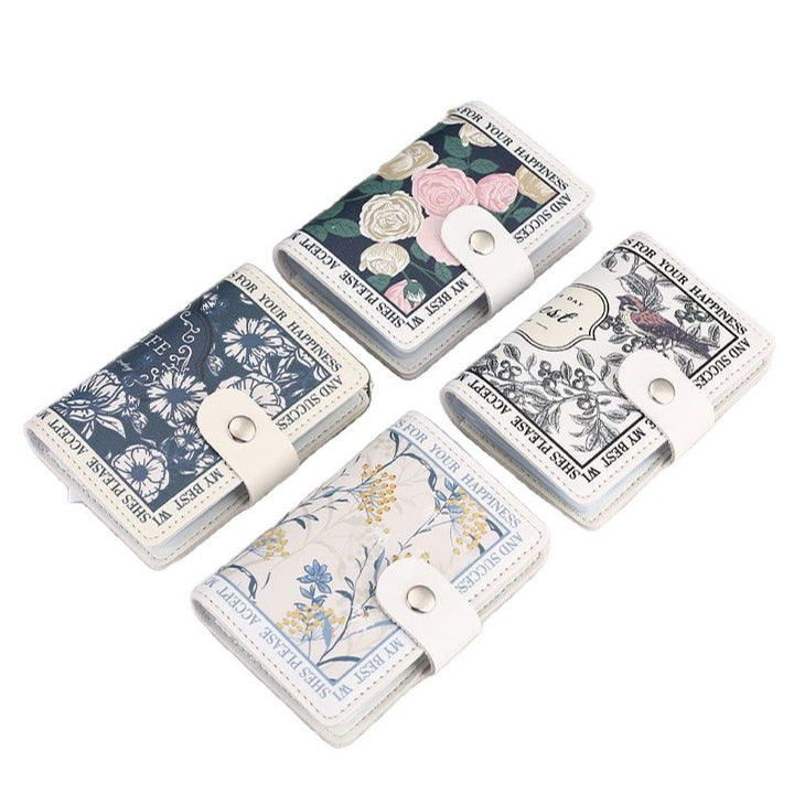 Floral Design Compact Wallet Stornfield