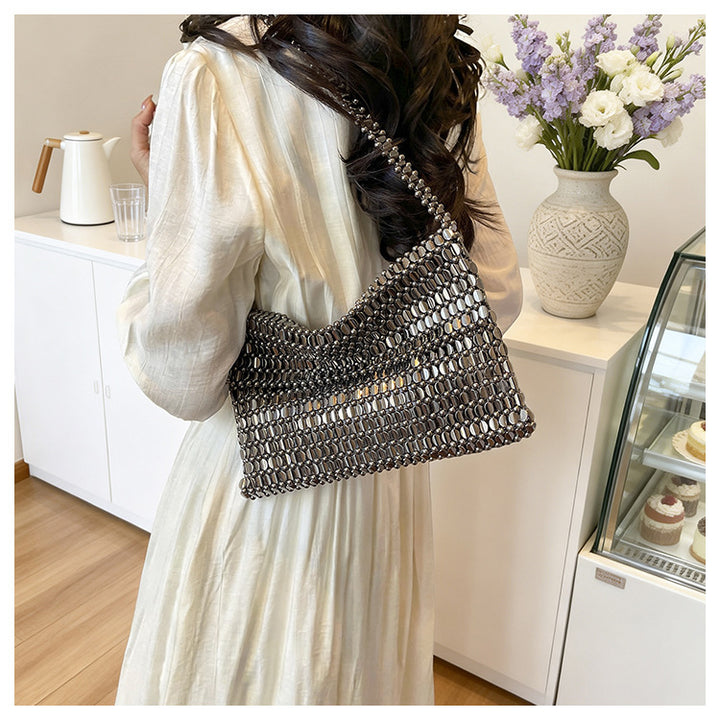 Metal Mesh Evening Clutch