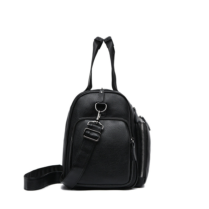 Premium Leather Weekend Duffle Bag Stornfield