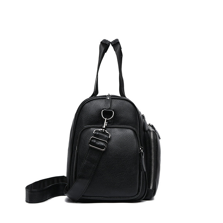 Premium Leather Weekend Duffle Bag Stornfield