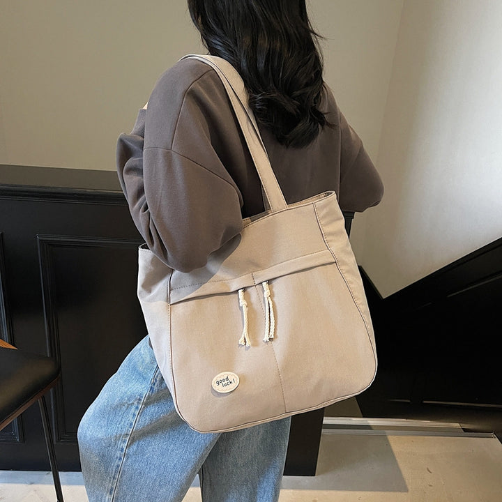 Casual Multi-Pocket Canvas Tote Bag Stornfield