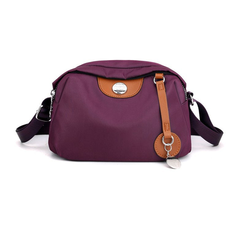 Shoulder bag with adjustable shoulder strap and clear compartment system Stornfield