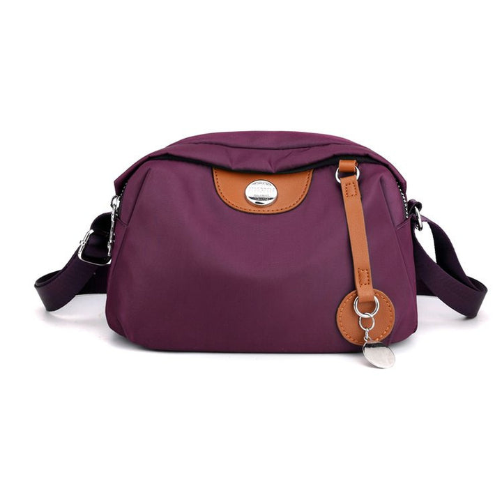 Shoulder bag with adjustable shoulder strap and clear compartment system Stornfield