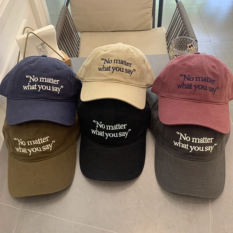 Women's Embroidered Motivational Phrase Baseball Cap Stornfield