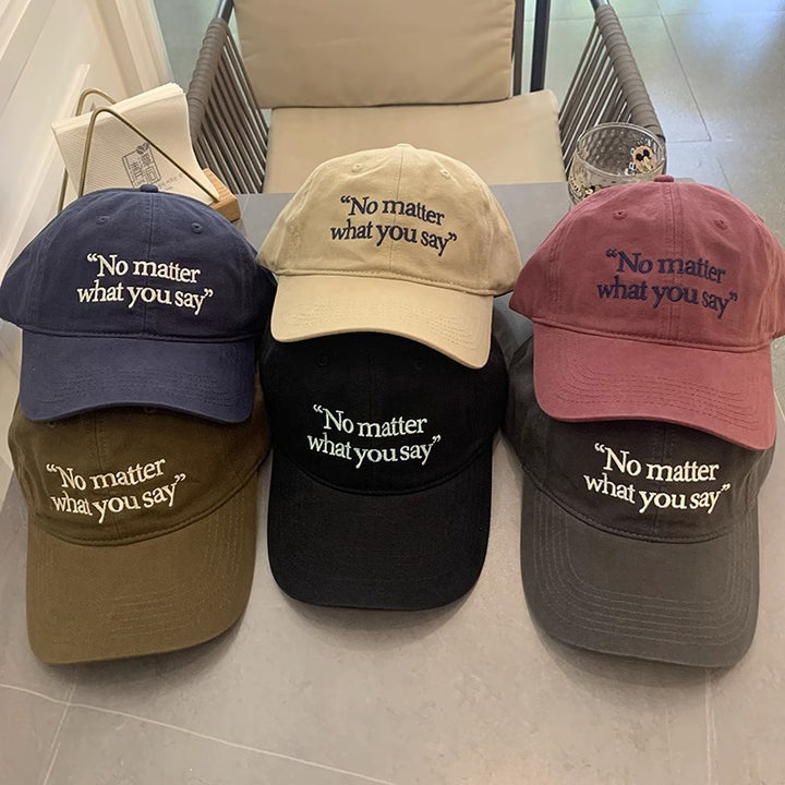 Women's Embroidered Motivational Phrase Baseball Cap Stornfield