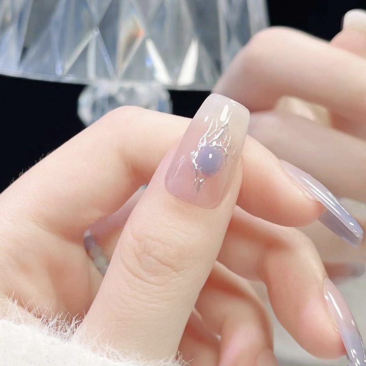 Cosmic-Themed Press-On Nail Set