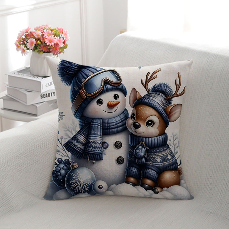 Elegant Floral Decorative Throw Pillow