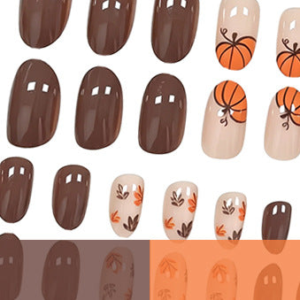 Autumn-Themed Nail Art Enhancements Stornfield