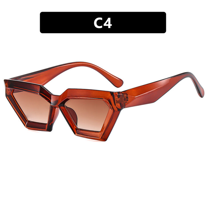 Ladies eye-catching sunglasses in unique hexagon design Stornfield
