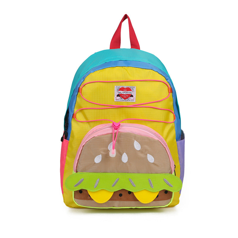 Whimsical Hamburger-Themed Backpack Stornfield