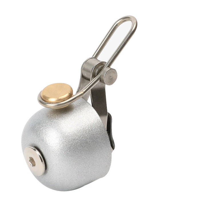 compact mini bicycle bell with stainless steel lever clamp Stornfield