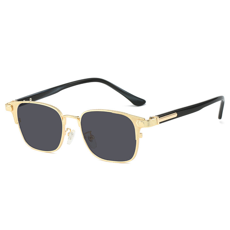 Women's fashionable corrective glasses with filigree metal frame Stornfield