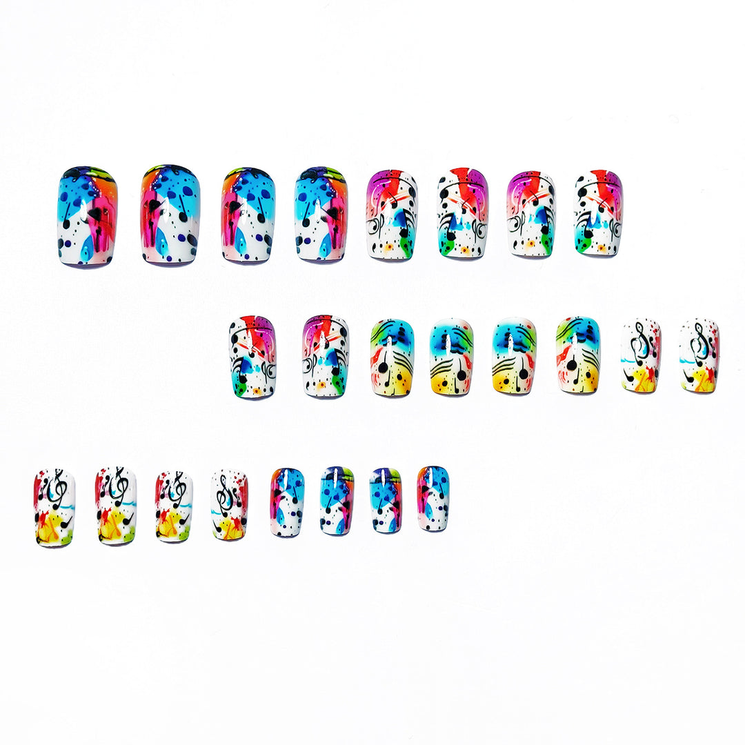 Creative Art Nails with Musical Design Stornfield