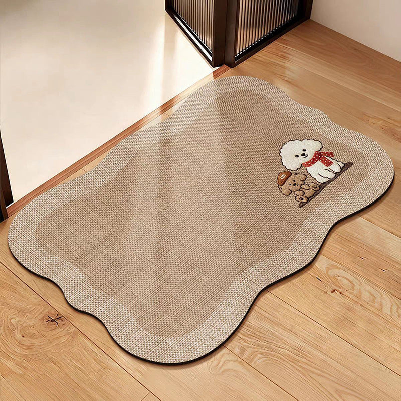 Decorative Pet-Themed Area Mat