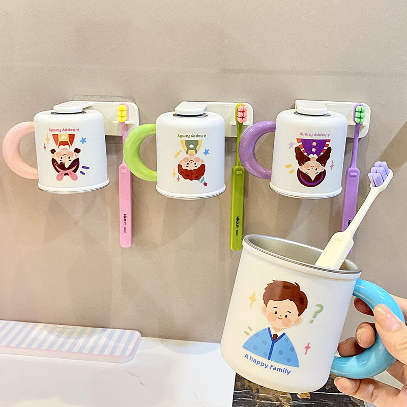 Wall cup holder with creative cartoon design Stornfield