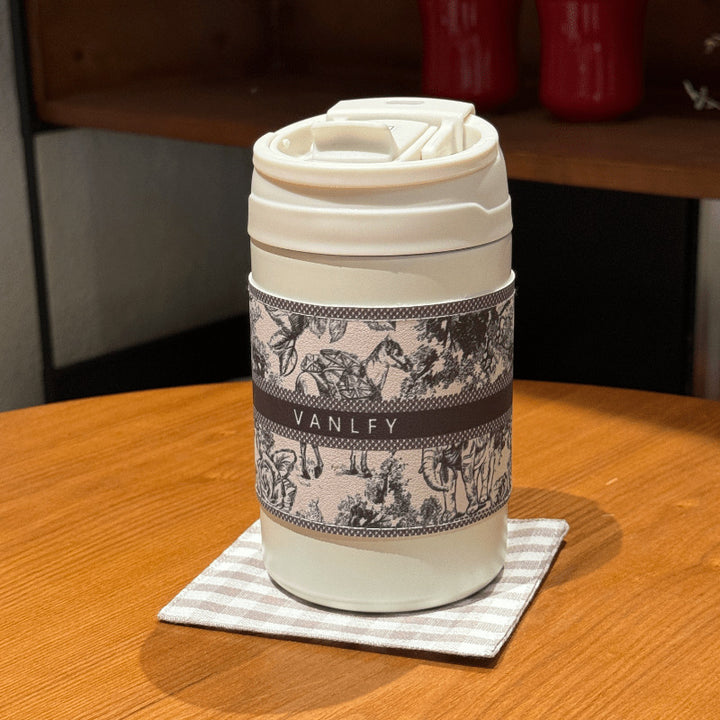 Women's Insulated Coffee Mug with Elegant Design and Safe Lid System Stornfield