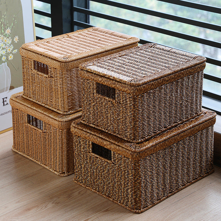 Natural Woven Storage Chest Stornfield
