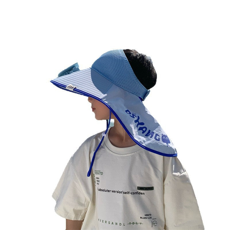 Ssun hat with solar mini fan, UV protection and wide neck protection Stornfield