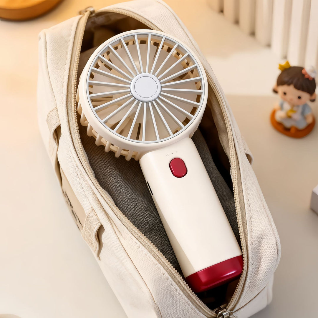 Ladies Portable Hand Fan with USB Connection and Ergonomic Design Stornfield