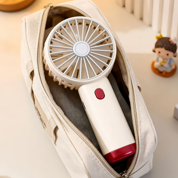 Ladies Portable Hand Fan with USB Connection and Ergonomic Design Stornfield