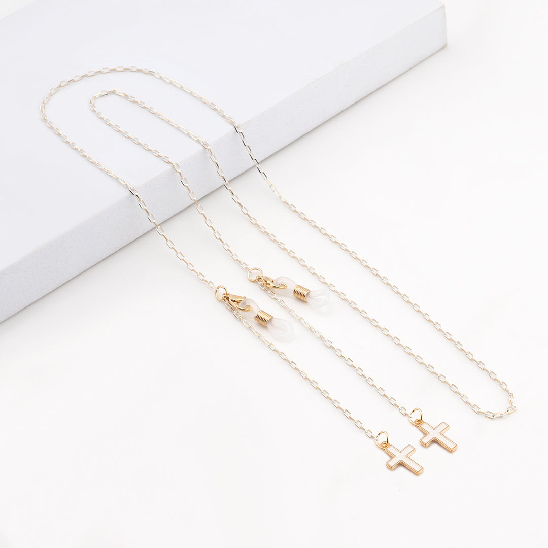 Elegant Geometric Glasses Chain Stornfield
