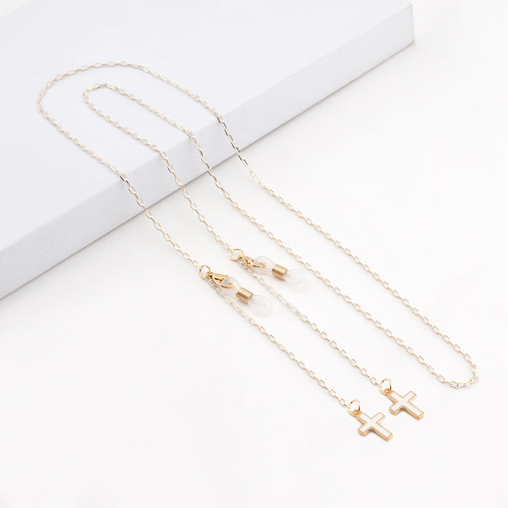 Elegant Geometric Glasses Chain Stornfield